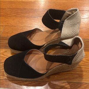 Andre Assous | Ankle Strap Espadrille Platform Wedge Pumps